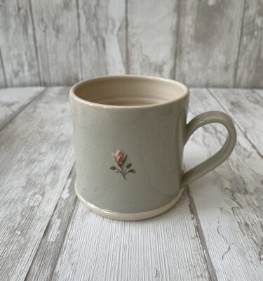 Mug Rosebud - Eau de Nil