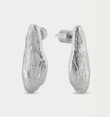 Ashen Earrings - Silver