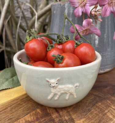 Small Bowl Lamb - Eau de Nil