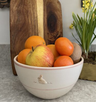 Large Bowl Bunny - Cream