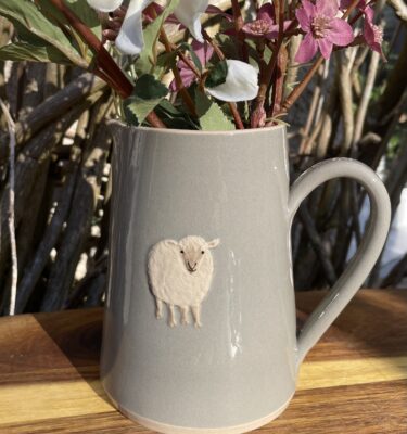 Large Jug Sheep - Grey